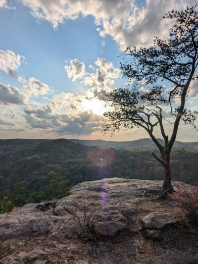 Natural Bridge Trailhead Parking - Slade, KY