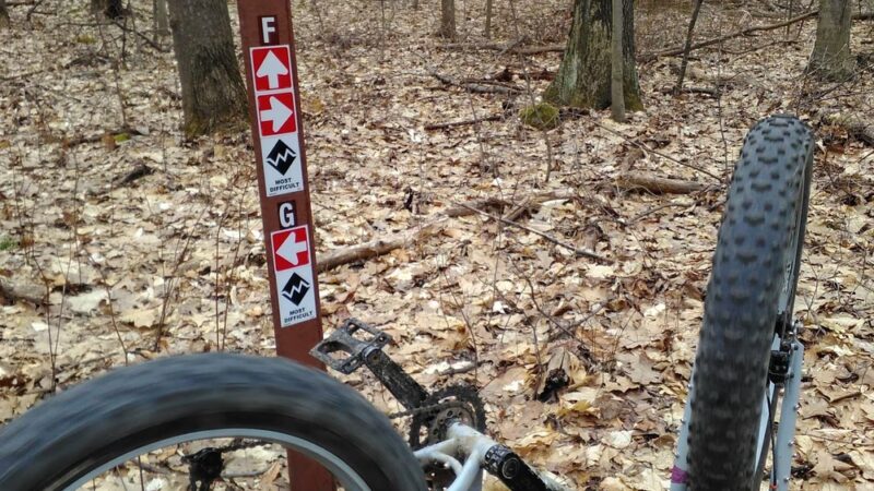 Moraine State Park Mountain Bike Trail - Slippery Rock, PA
