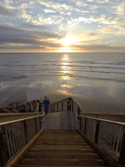 Del Mar Shores Stairway to Solana Beach - Solana Beach, CA