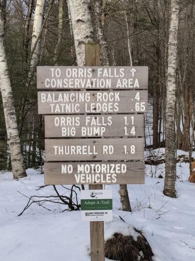 Parking for Orris Falls Conservation Area - South Berwick, ME
