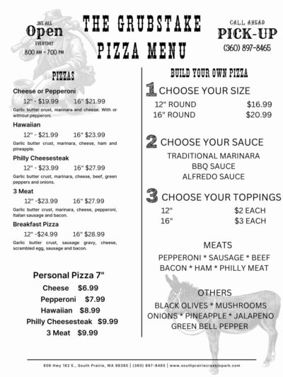 South Prairie Creek RV Park, Convenience Store & Market - South Prairie, WA