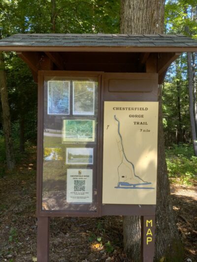 Chesterfield Gorge State Wayside (park and ride) - Spofford, NH