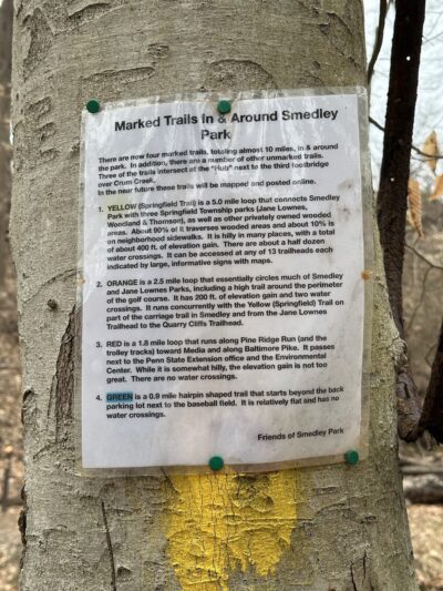 Springfield Trail - Jane Lownes Park - Springfield, PA