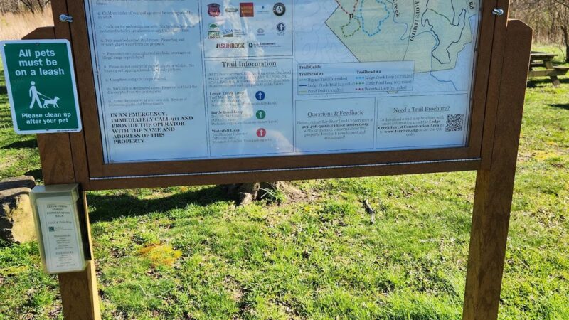 Ledge Creek Forest Conservation Area - Trailhead #2 - Stem, NC