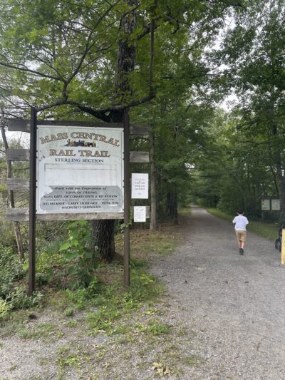 Mass Central Rail Trail - Sterling Cider Mills Trailhead - Sterling, MA