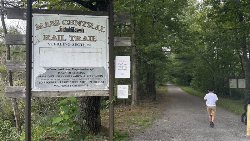 Mass Central Rail Trail - Sterling Cider Mills Trailhead - Sterling, MA