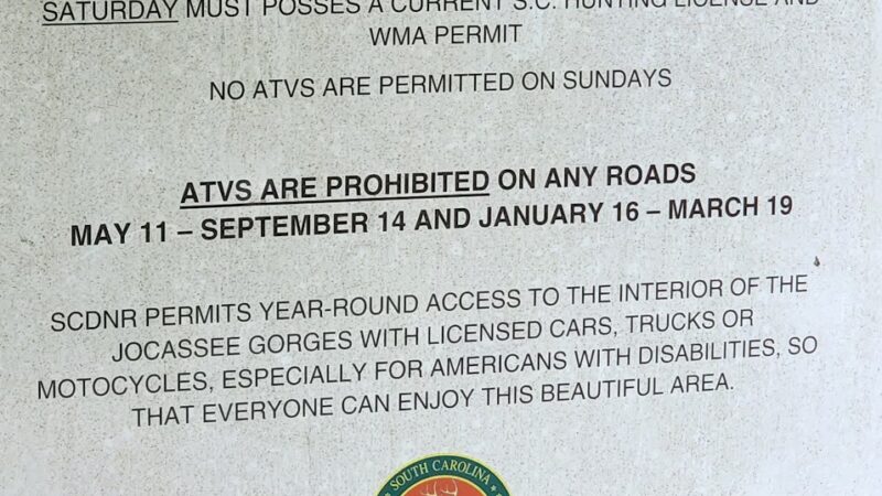 Foothills Trail Access A4 - Sunset, SC