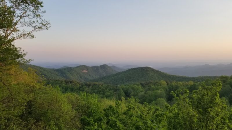 Sassafras Mountain Trailhead - Sunset, SC