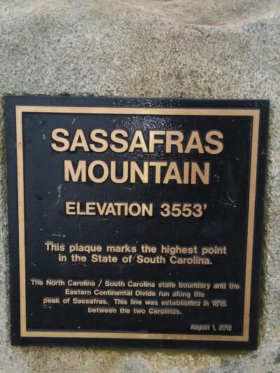 Sassafras Mountain Trailhead - Sunset, SC