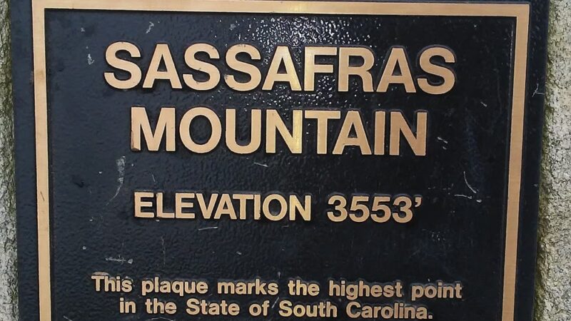 Sassafras Mountain Trailhead - Sunset, SC