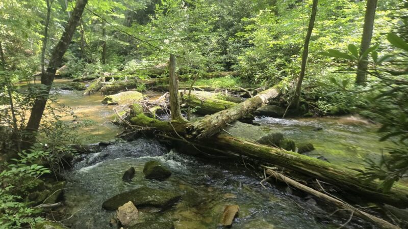 Upper Twin Falls Trail Trailhead - Sunset, SC