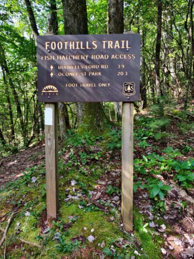 Foothills Trail - Fish Hatchery Rd Trailhead - Tamassee, SC