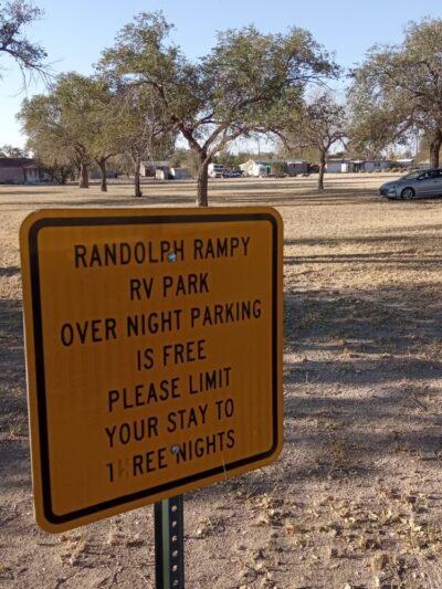 Randolph Rampy RV Park, Tatum NM Free Camping - Tatum, NM