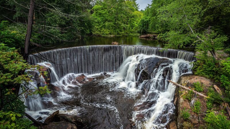 Horseshoe Falls-the Ted Knight bridge - Terryville, CT