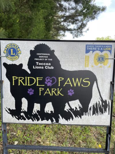 Toccoa Lions Club Pride Paws Park - Toccoa, GA
