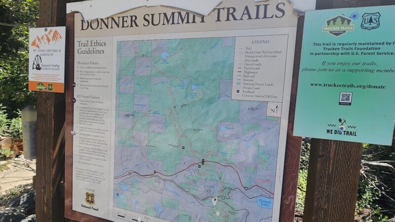 Pacific Crest Trail and Donner Peak Trailhead - Truckee, CA