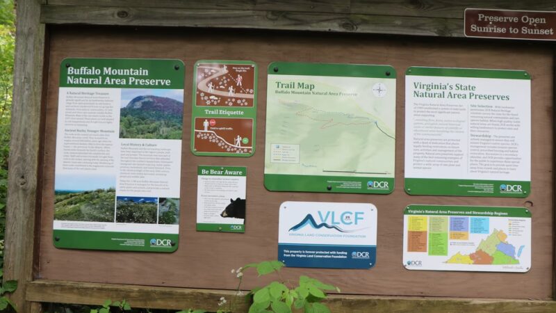 Buffalo Mountain Peak Trailhead Parking - Union, VA