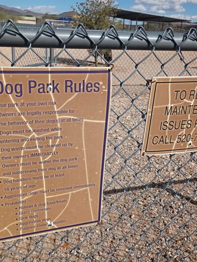 Rancho Del Lago dog park - Vail, AZ