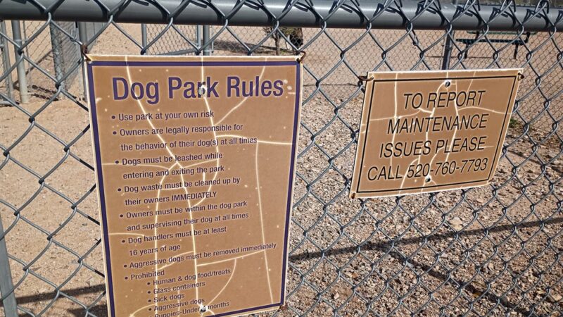 Rancho Del Lago dog park - Vail, AZ