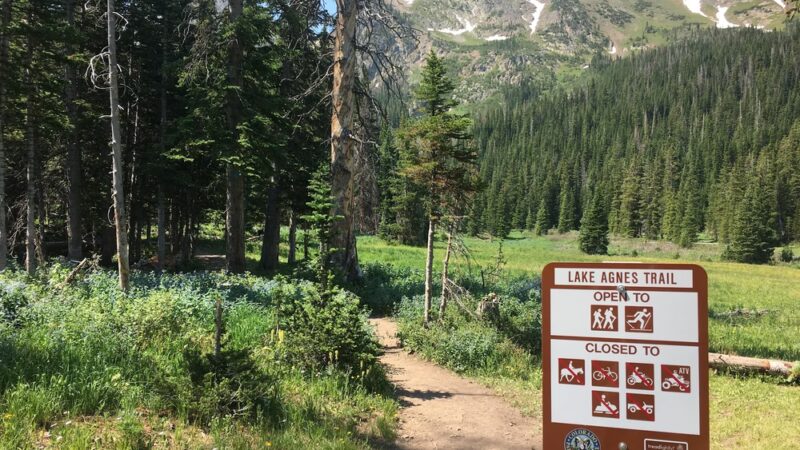 Lake Agnes Trailhead - Walden, CO