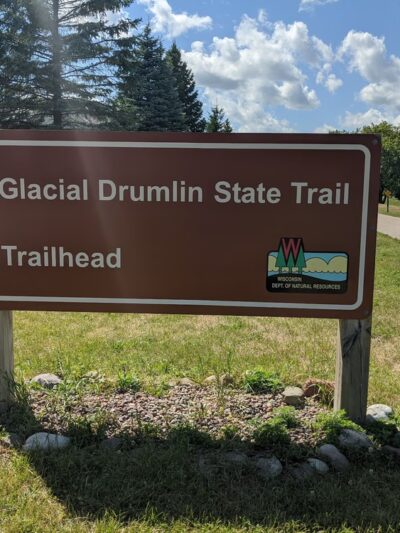 Wales Parking Lot on Glacial Drumlin Trail - Wales, WI