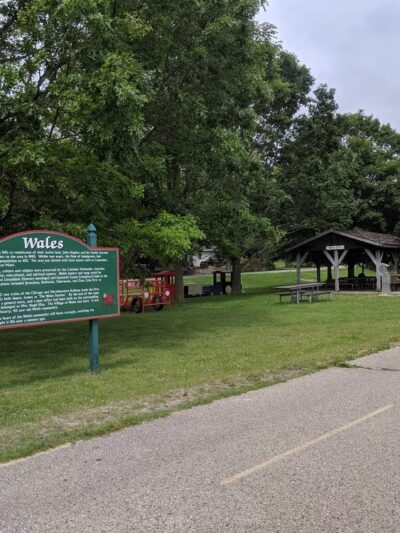 Wales Parking Lot on Glacial Drumlin Trail - Wales, WI