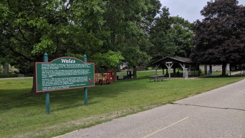 Wales Parking Lot on Glacial Drumlin Trail - Wales, WI