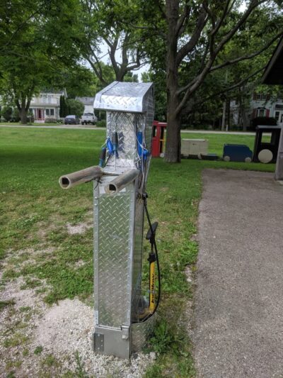 Wales Parking Lot on Glacial Drumlin Trail - Wales, WI