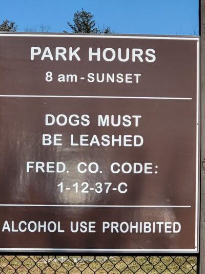 Fountain Rock Park Parking Area - Walkersville, MD