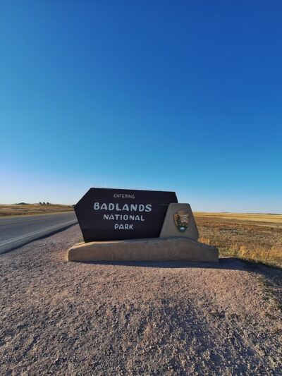 Badlands National Park Sign - Wall, SD