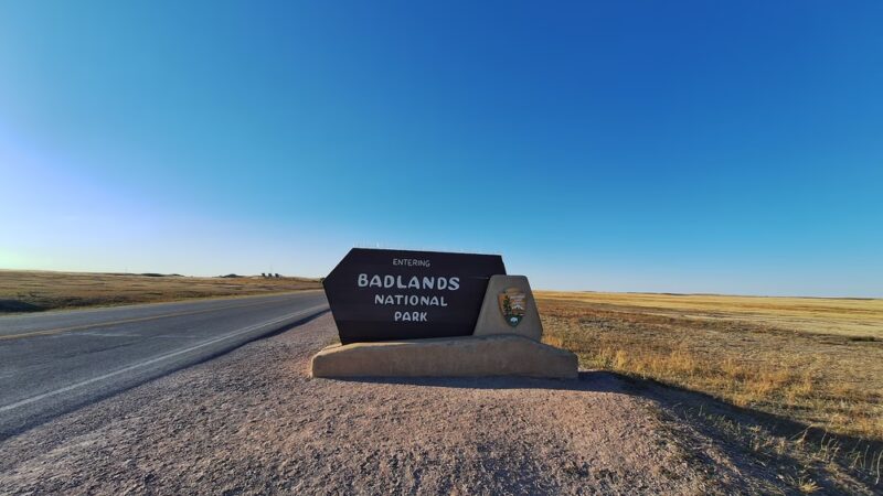 Badlands National Park Sign - Wall, SD