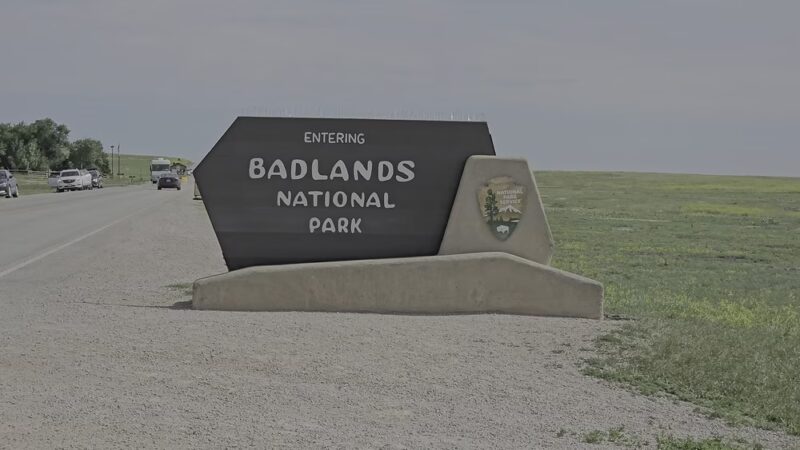 Badlands National Park Sign - Wall, SD