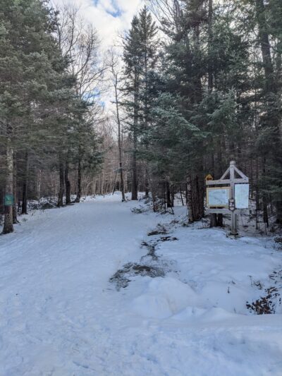 Valley Trail trailhead - West Dover, VT