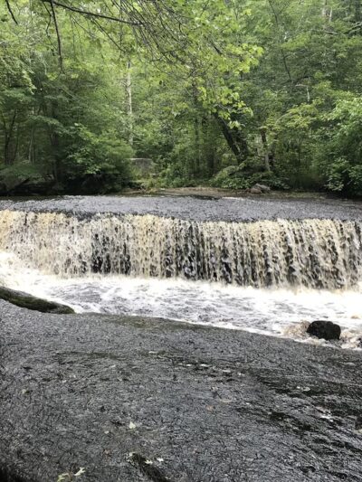 Stepstone Falls Waterfall and Hiking Paths - Part of Arcadia Management Area - West Greenwich, RI