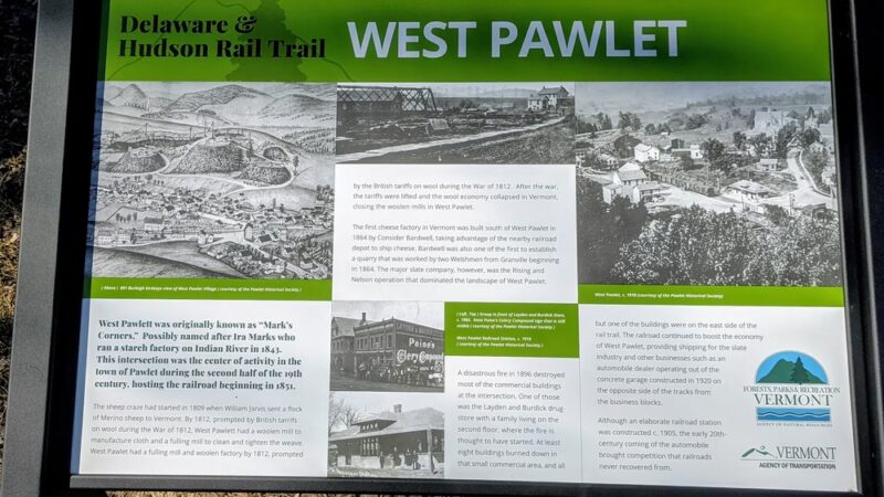 D&H Rail Trail South Pawlet Parking Area - West Pawlet, VT