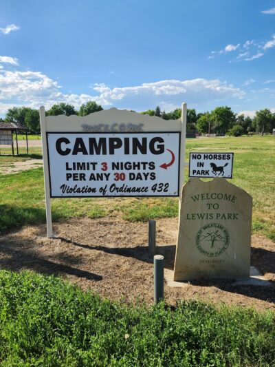 Lewis Park - Wheatland, WY