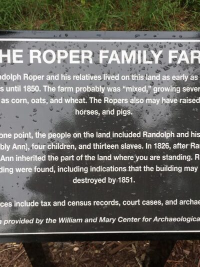 Roper Homestead Park - Williamsburg, VA