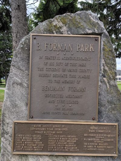 B. Forman Park - Williamson, NY