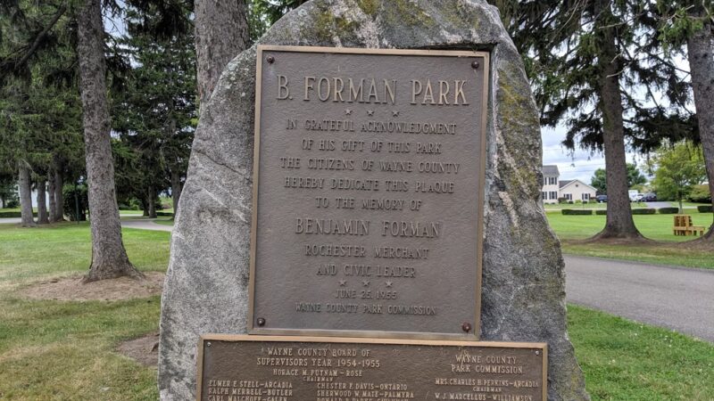 B. Forman Park - Williamson, NY