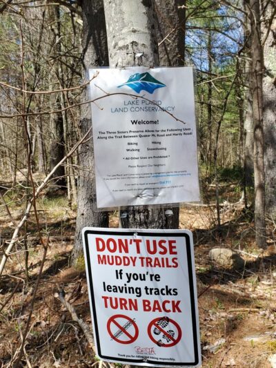 Three Sisters Preserve - Hardy Road Trailhead - Wilmington, NY