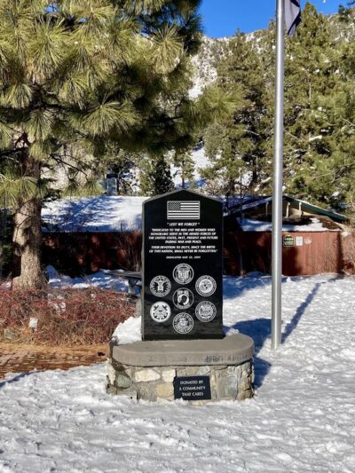 Wrightwood Veterans Memorial - Wrightwood, CA