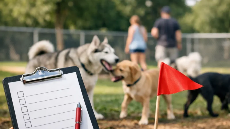 Dog Park Red Flags Checklist for Safer Visits