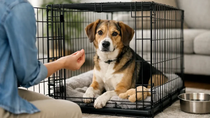 How to Crate Train a Rescue Dog