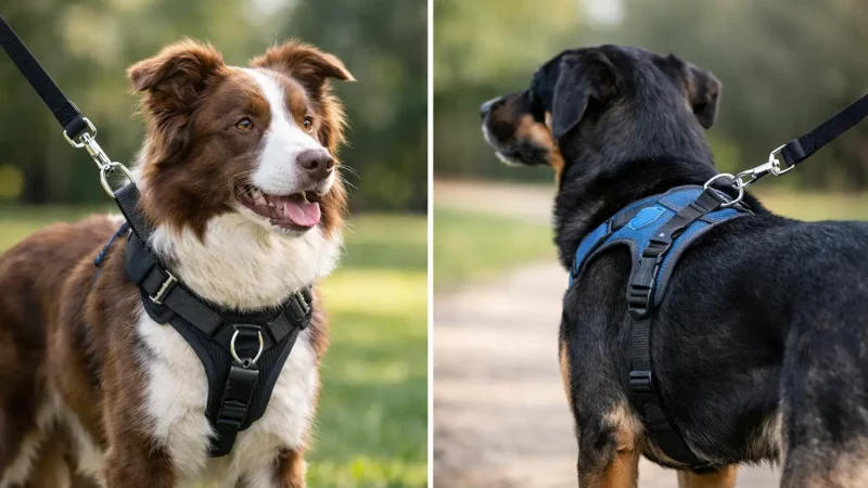 Front Clip vs Back Clip Harness