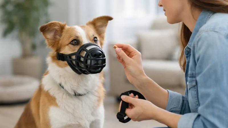 How to Muzzle Train a Dog Without Stress