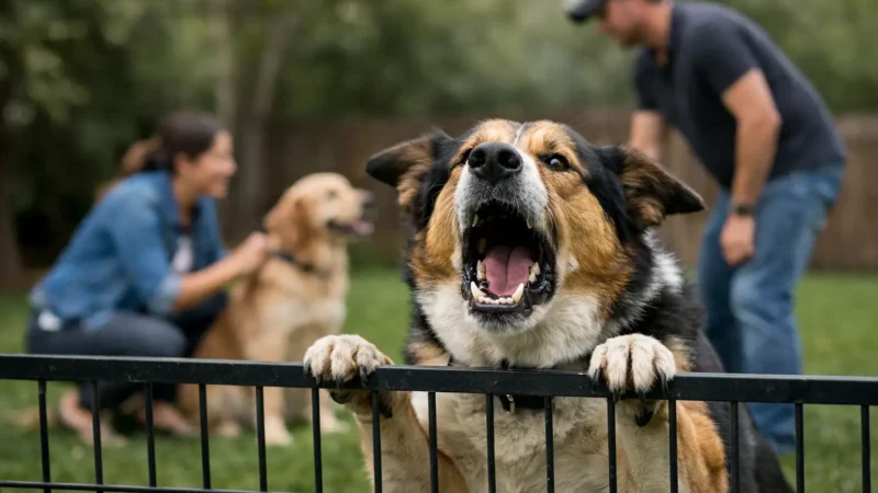 How to Stop Barrier Frustration in Dogs Safely